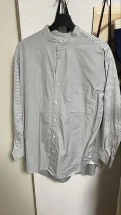 ユニクロ＋Ｊ　ストライプ 長袖シャツ