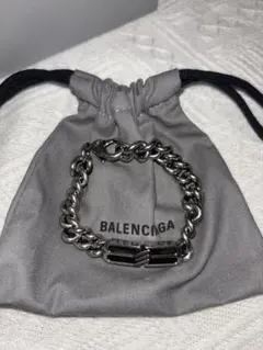 BALENCIAGA BB チェーンブレスレット シルバーカラーのサムネイル