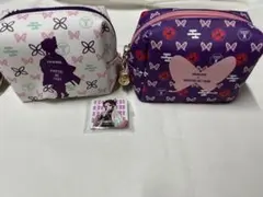 鬼滅の刃 BABBIポーチ＆缶バッジ　栗花落カナヲ　胡蝶しのぶ