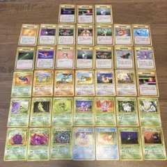 38枚セット　ポケモンカード　旧裏　コイキング他37枚