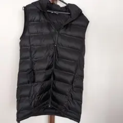 ZARA ブラック ダウンベスト XS