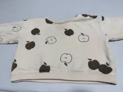 organic zoo オーガニックズー スウェットりんご6-12m