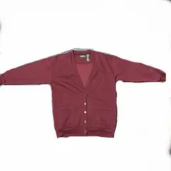 バーガンディ スウェットカーディガン