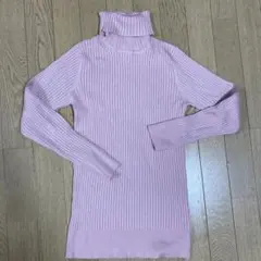 Sea Room lynn ピンク タートルネック セーター FREEサイズ