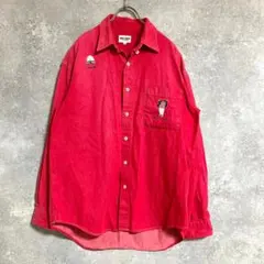 SINA COVA　ネルシャツ　長袖　ピンク系　ボタンダウン　帽子　服　浮き輪のサムネイル