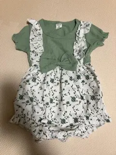 SHEIN フリル付きロンパース 3-6M