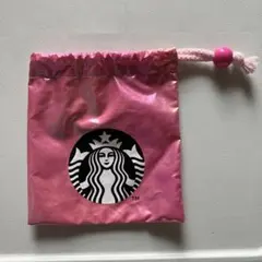 スターバックス 巾着 ピンクグリッターのサムネイル