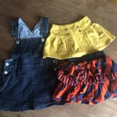 ジンボリー４Tスカート　赤ちゃん本舗110デニムスカート