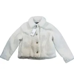【新品】ZARA ボアジャケット アイボリー XS タグ付き