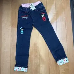 新品タグ付】ミキハウス うさこ リボン 裏ボアパンツ 110 - メルカリ