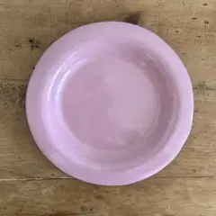 teto ceramics 石井啓一 リム皿 中 ピンク