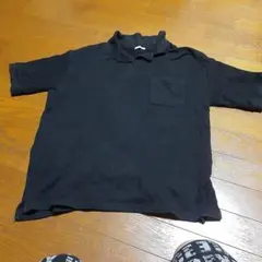 GUメンズポロシャツ(半袖)ブラック