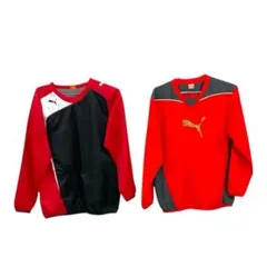 PUMA(プーマ)レディース スポーツウェア 赤2枚セット 長袖