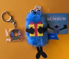 パペットスンスンぬいぐるみマスコット キーホルダーセット