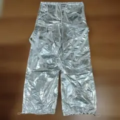 SHEIN メタリック シルバー カーゴパンツ XXS