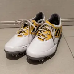 アディダス adidas adizero 25.5cm ホワイト/イエロー