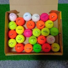 ✮ ゴルフ カラーロストボール 26個セット メーカー色々 ✮