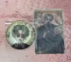 【美品】あくねこ ハナマル 缶バッジ&クリアカード