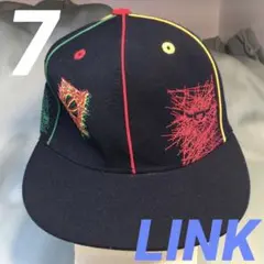 NBA 黒色　4ヶ所刺繍　レゲー風　キャップ By LINK