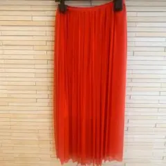 新品未使用★ロングスカート　シアープリーツスカート