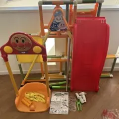 2025年最新】アンパンマン うちの子天才 カンタン折りたたみブランコ