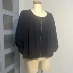 grove グローブ ジャンパー　ジャケット　ネイビー M レディース