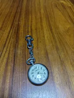 ジャンク品　F.W.C 懐中時計 キーチェーン付き