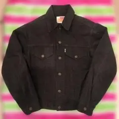 70s LEVI'S 70505 コーデュロイ ジャケット ブラック 42 - メルカリ