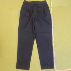 ネイビー　GLOBAL WORK テーパードパンツ ウエストゴム