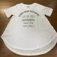 Heart Market ロゴプリント 半袖Tシャツ Ａライン ホワイト Lのサムネイル