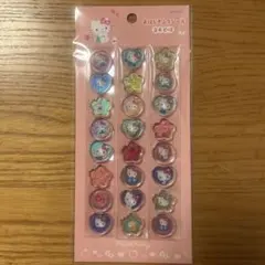 国内正規品　おはじきふうシール　サンリオ　ハローキティ　おはじきシール