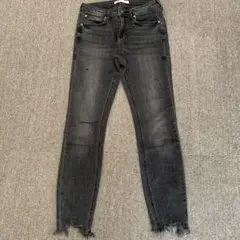 ZARA ダークグレー スキニーデニム 38