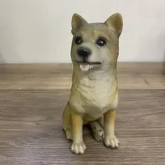 重量感あり ブロンズ調 犬 置物 379g 金属製 銅風 オブジェ 高級感