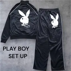 VINTAGE PLAYBOY フリースジャージ セットアップ - メルカリ