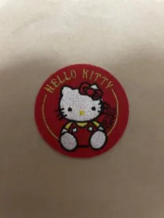 新品⭐︎キティ　ハローキティ　サンリオ　ワッペン　アップリケ　レトロ　サンリオ