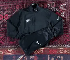 NIKE ナイキ 90's セットアップ ブラック スウォッシュ XL