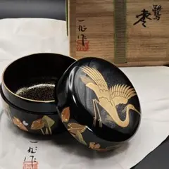a49 時代名品 蒔絵 桜御所車 平棗 共箱 茶道具 古美術 旧蔵出 - メルカリ