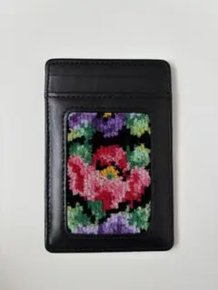 FEILER 花柄刺繍 カードケース 【未使用】