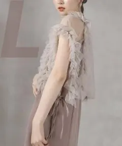 イ★新品タグ付き★et.UNiVER Frill bigshiape setup