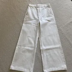 【2025年モデル】セオリーリュクス　HW WIDE JEAN ホワイトデニムのサムネイル