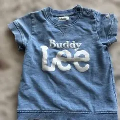 Buddy Lee 90サイズ デニムTシャツ ブルー 左肩ボタンありのサムネイル