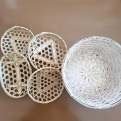 竹籠　5点セット
