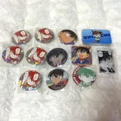 名探偵コナン　缶バッジ　アクリルキーホルダーまとめ売り　江戸川コナン　工藤新一