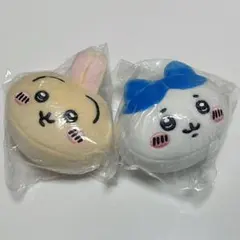 ちいかわ　もちもちフェイスマスコット　うさぎ　ハチワレ