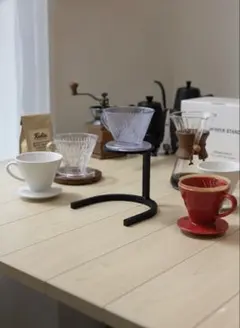 ミニマルデザイン 分解式コーヒードリッパースタンド【フリーサイズ対応】
