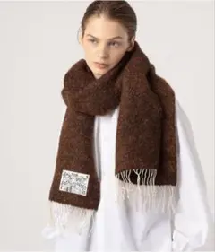 Acne Studios フリンジウールスカーフ
