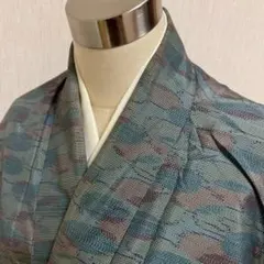KJ2142 大島紬 身丈158cm 着物 正絹
