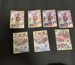 ワンピースカード モンキー・D・ルフィ 7枚セット - メルカリ
