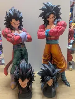 ドラゴンボール　ガレージキット　フィギュア　超サイヤ人4　孫悟空　ベジータ JT