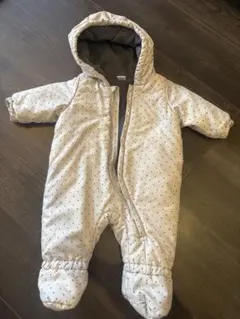 プチバトー　星柄アウター 6m ジャンプスーツ